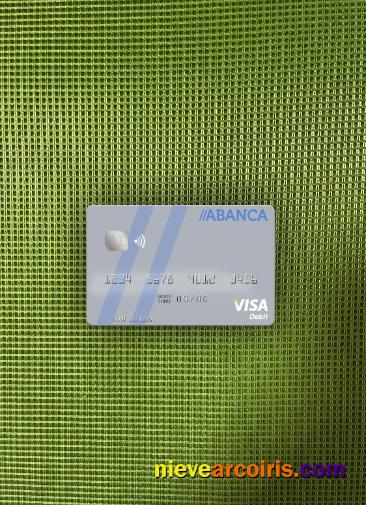 Portugal Abanca visa debit card photolook